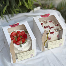 Load image into Gallery viewer, M927 250 g White L Window Cake Box | 5*5*5 inches 2
