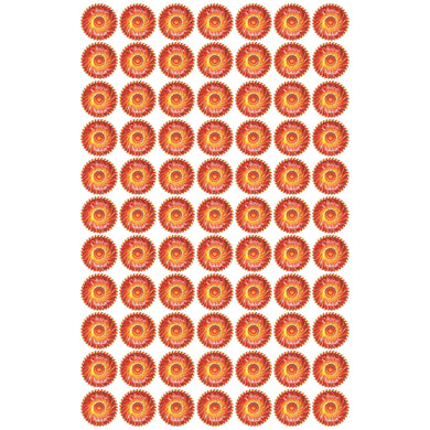 Medium Size Chakri Diwali Cracker Chocolate Sticker Sheet