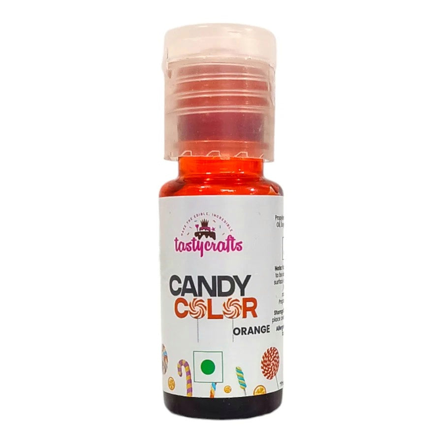 Orange Candy Color Tastycrafts 20 Ml | Oil Based Gel Color for Chocolates