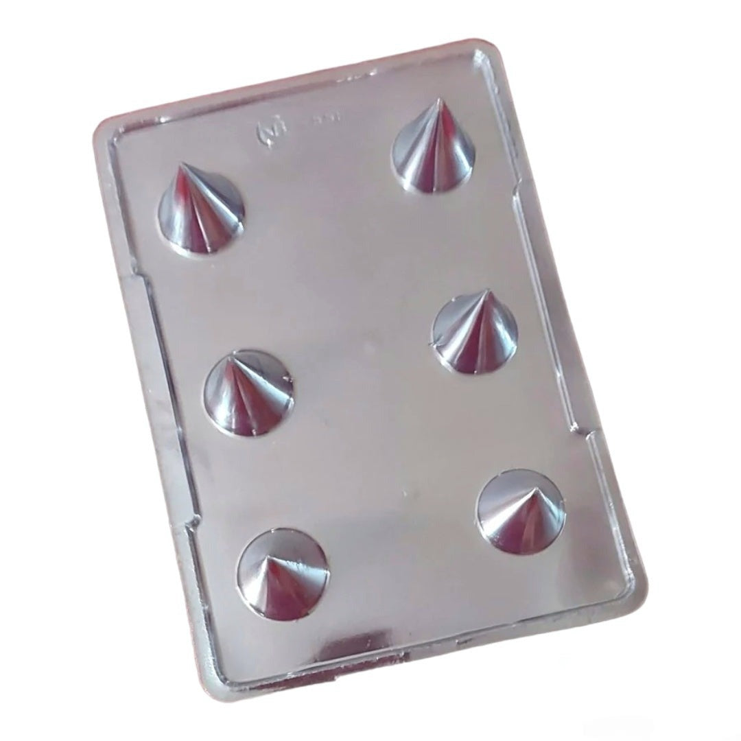 P306 Small Anar | Cone Diwali Cracker PVC Plastic Chocolate Mould ...