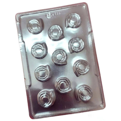 P316 Small Chakri Diwali Cracker PVC Chocolate Mould