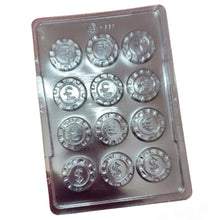 Load image into Gallery viewer, P326 Poker Chips Diwali PVC Chocolate Mould
