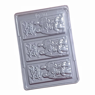 P332 Happy Diwali Family Bar PVC Chocolate Mould