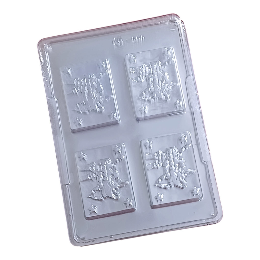 P334 Happy Diwali Mini Bar PVC Chocolate Mould