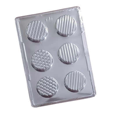 P33 Merry Christmas Designer Round PVC Chocolate Mould