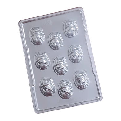 P410 Merry Christmas Santa Face PVC Chocolate Mould
