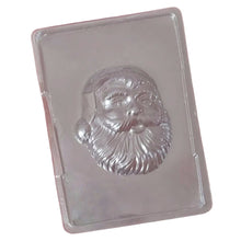 Load image into Gallery viewer, P416 Giant Santa Face Merry Christmas PVC Chocolate Mould
