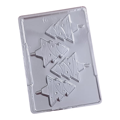 P420 Merry Christmas Tree Lollipop PVC Chocolate Mould