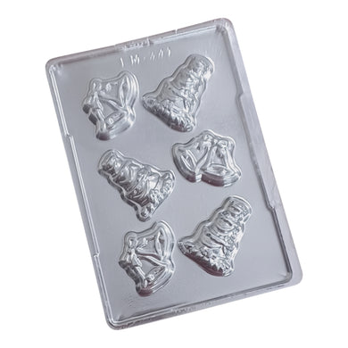P423 Merry Christmas Cake & Bells PVC Chocolate Mould