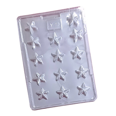 P424 Merry Christmas Mini Star PVC Chocolate Mould