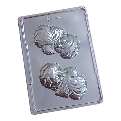 P425 Merry Christmas Large Santa PVC Chocolate Mould