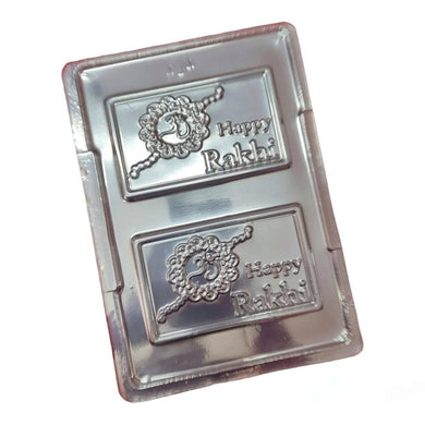 P501 Happy Rakhi Large Bar PVC Chocolate Mould