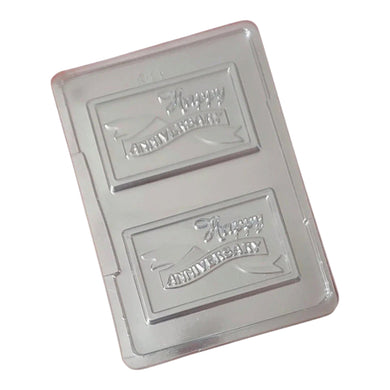 P87 Happy Anniversary Large Bar PVC Chocolate Mould