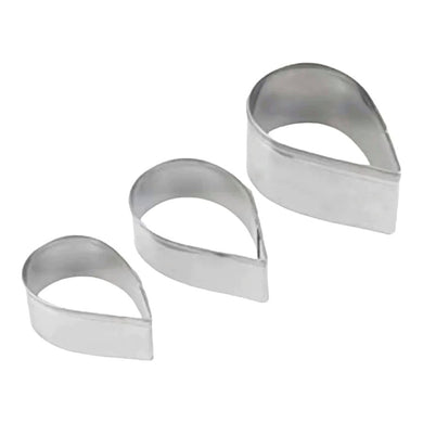 Petal Shape 3 Piece Cookie Cutter Set