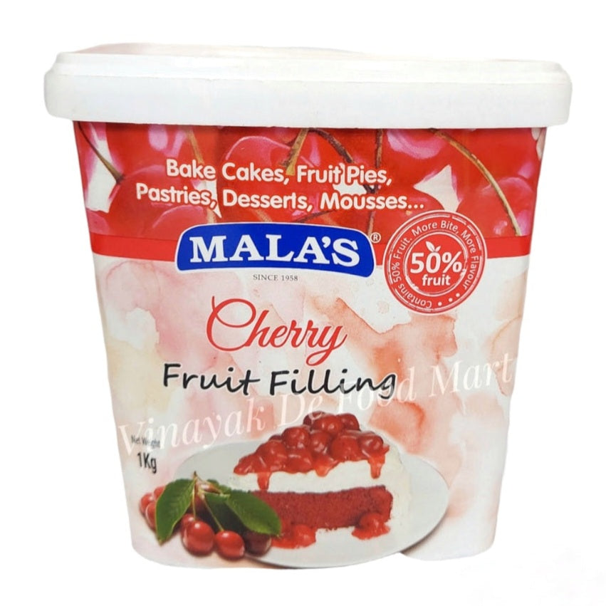 Cherry Fruit Filling: Mala's 1 Kg