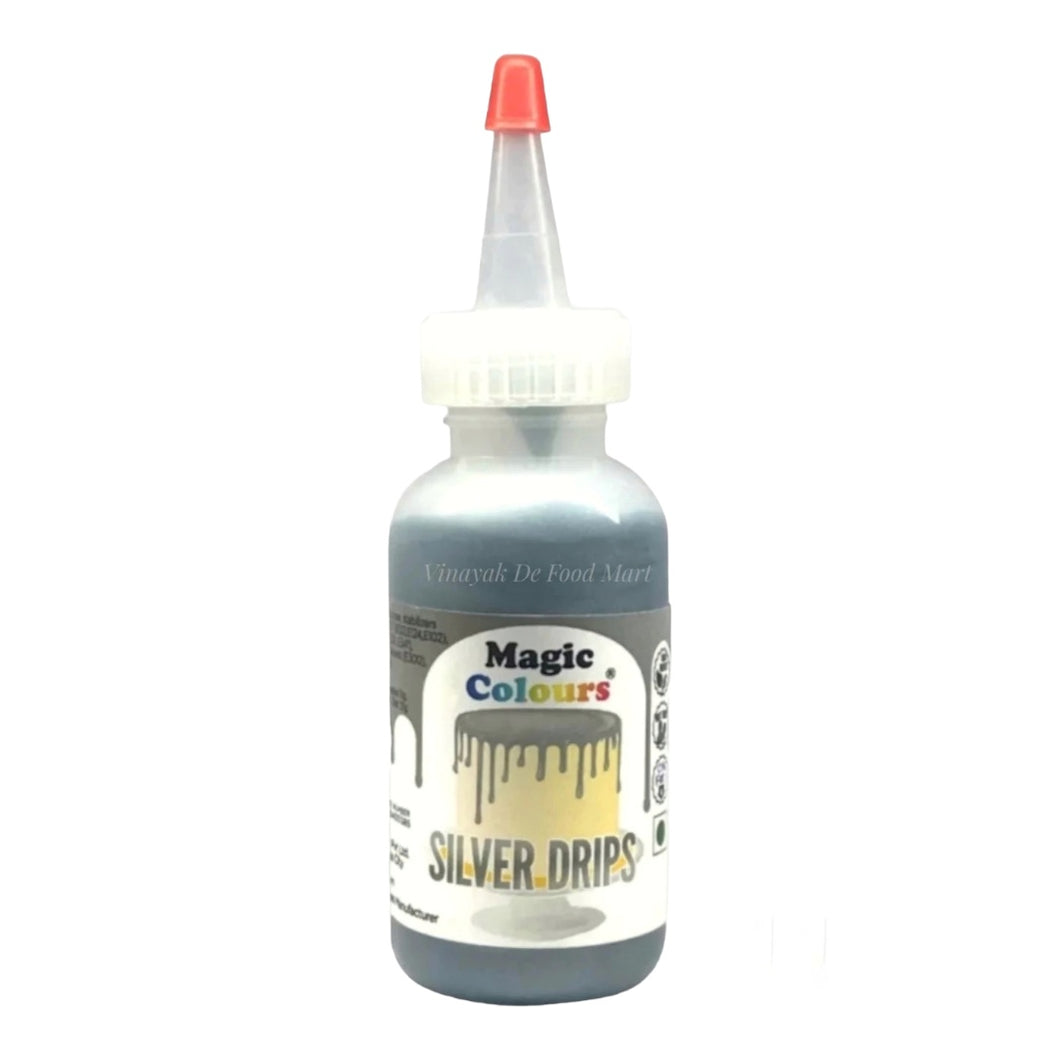 Silver Magic Drips for Cakes 100 g