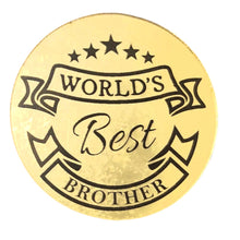 Load image into Gallery viewer, World&#39;s Best Bro Happy Rakhi Acrylic Charm Coin

