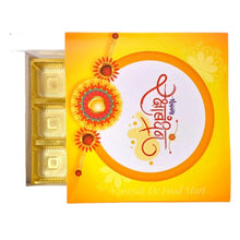 Load image into Gallery viewer, M507 Happy Rakhi 9 Cavity Yellow Chocolate Box
