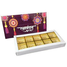 Load image into Gallery viewer, M509 10 Cavity Happy Rakhi Purple Chocolate Box
