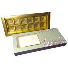 Load image into Gallery viewer, M55 12 Cavity Green Floral Chocolate Box
