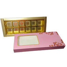 Load image into Gallery viewer, M54 12 Cavity Pink Floral Chocolate Box
