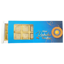 Load image into Gallery viewer, M513 12 Cavity Happy Rakhi Blue Chocolate Box
