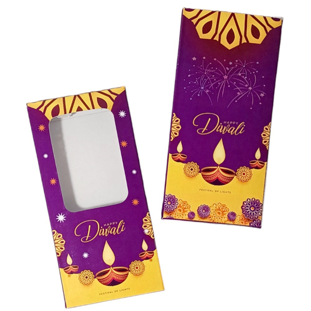 M333 Happy Diwali Purple Bar Box