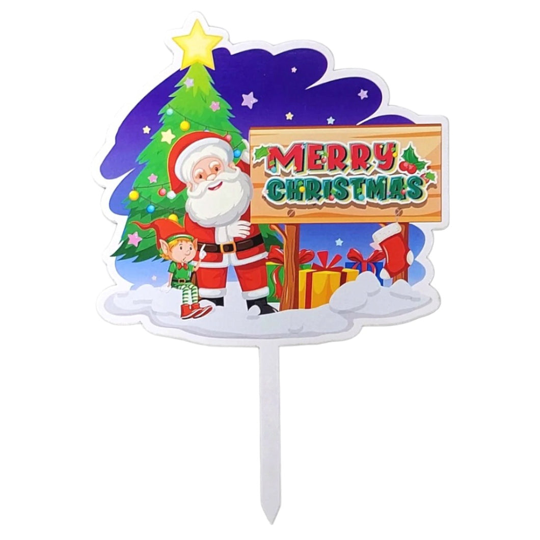 D52 Merry Christmas MDF Theme Topper