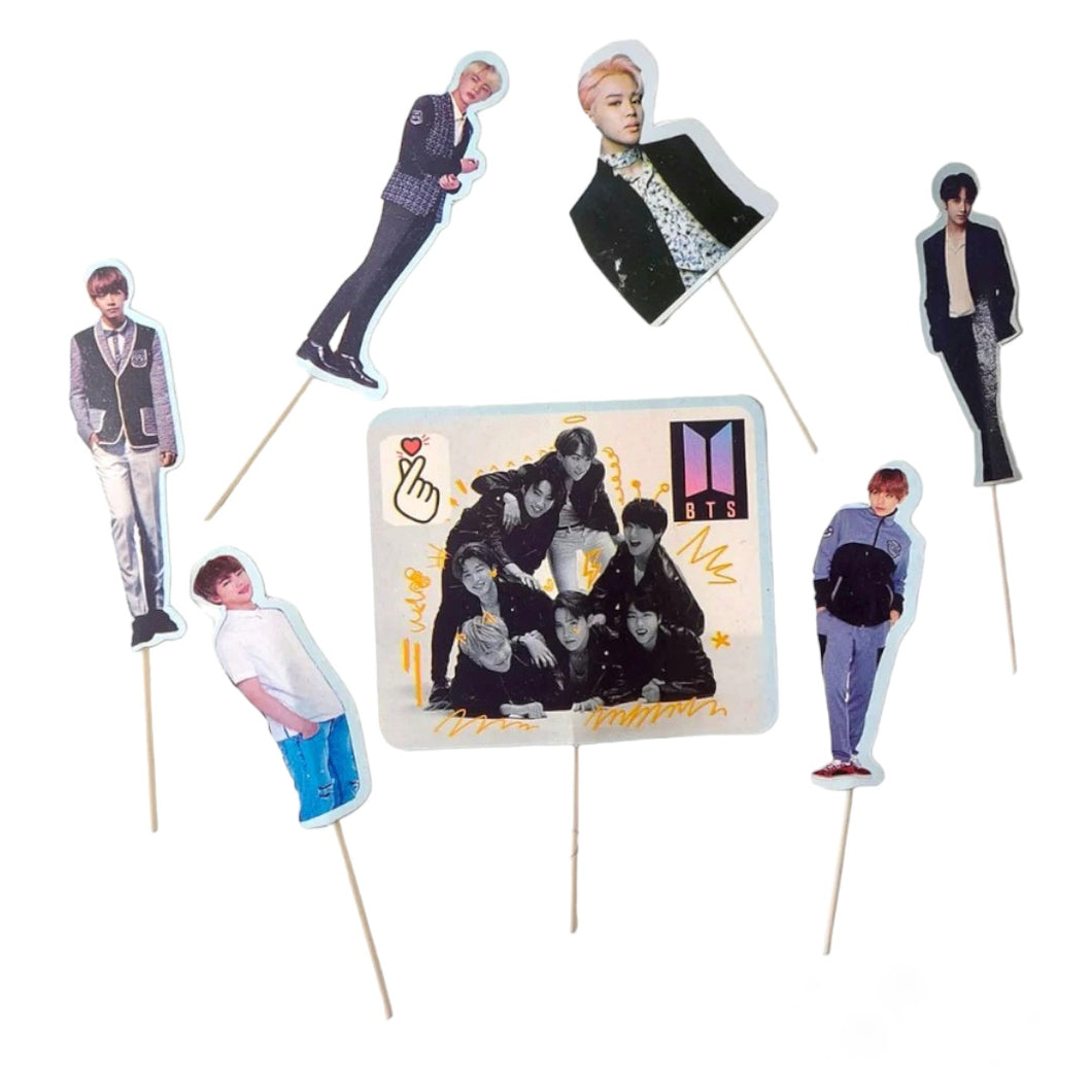 A40 BTS Theme Paper Toppers Set