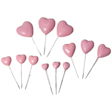 Load image into Gallery viewer, Pink Faux Heart 12 Piece Set
