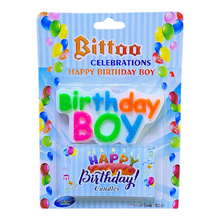Load image into Gallery viewer, H14 Birthday Boy Candle
