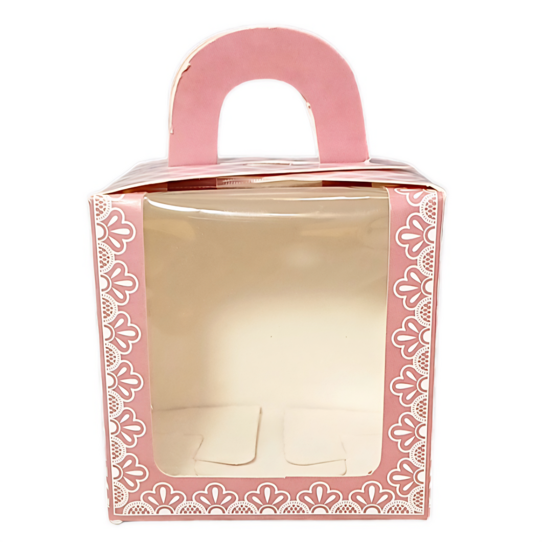 M73 Single Jar/ Cupcake Pink Gingham Box