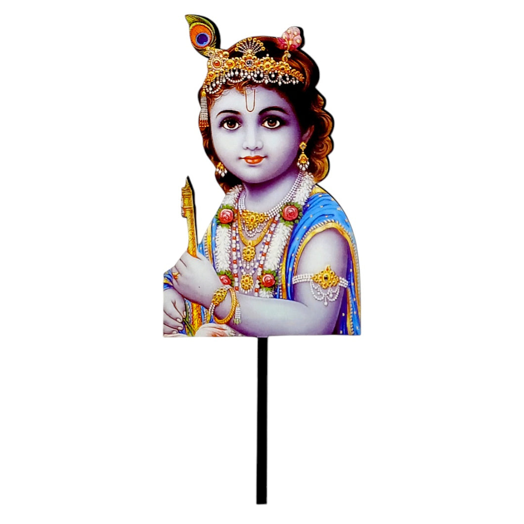 D78 Krishna Ji Happy Janmashtami Topper