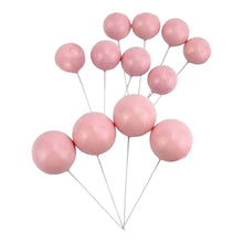 Load image into Gallery viewer, Pink Faux Ball 12 Piece Set 4
