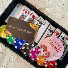 Load image into Gallery viewer, Poker Chips Diwali Cracker Chocolate Sticker Sheet
