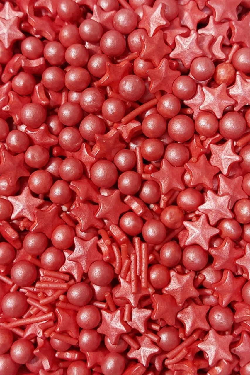 R68 Santa Red Christmas Sprinkles