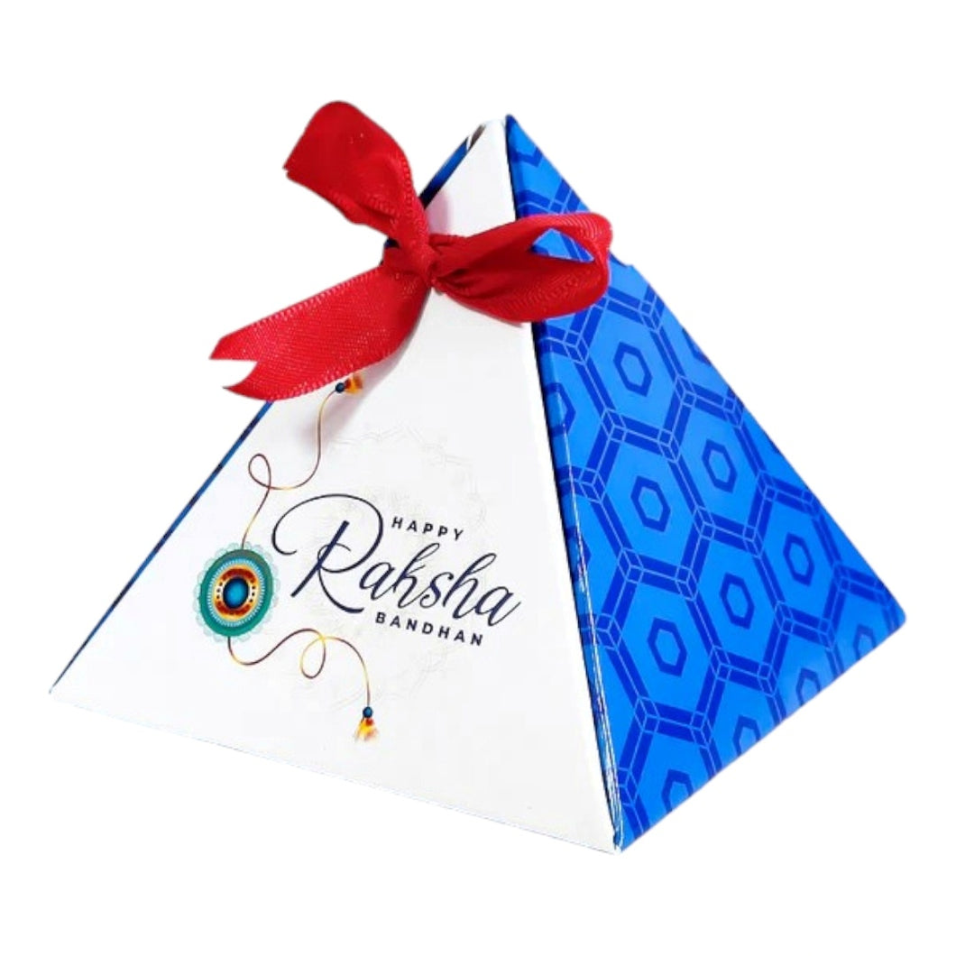 M527 Happy Rakhi Pyramid Box