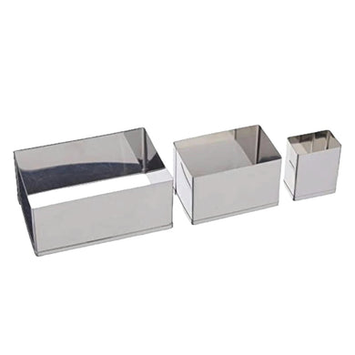 Rectangle Shape 3 Piece Cookie Cutter Set