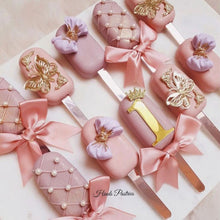 Load image into Gallery viewer, Rose Gold Acrylic Cakesicle Stick 3
