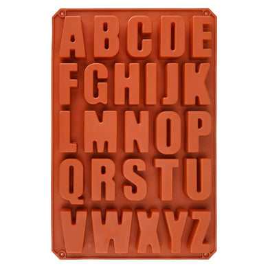 S20 Large Alphabets Silicone Chocolate Mould