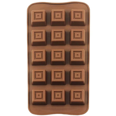 S46 Square Silicone Chocolate Mould