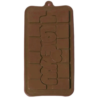S608 I Love You Bar Silicone Chocolate Mould