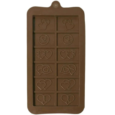 S617 Exclusive Love Bar Silicone Chocolate Mould