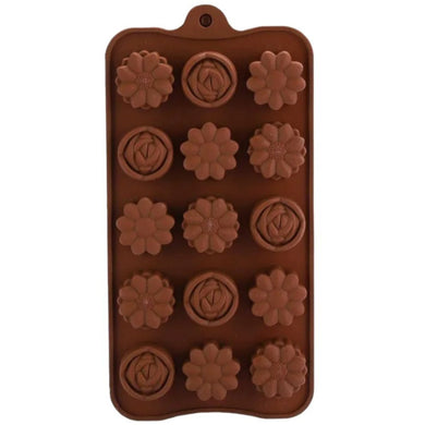 S65 Multi Flower Silicone Chocolate Mould