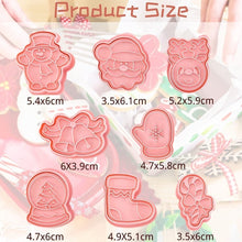 Load image into Gallery viewer, Z7 Christmas Fondant &amp; Cookie 8 Piece Plunger Set
