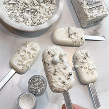Load image into Gallery viewer, Silver Acrylic Cakesicle Stick 3
