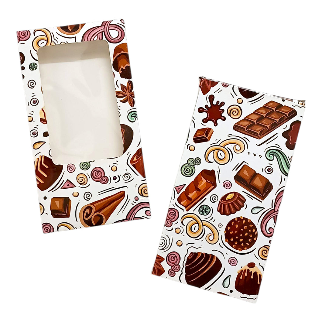 M261 White Choco Carnival Large Chocolate Bar Box