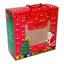 Load image into Gallery viewer, M478 Merry Christmas Medium Trunk Hamper Box with Dori Handle | 8*8*3.5 inches
