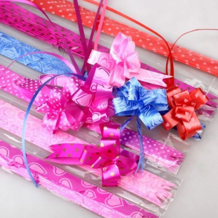 Pull Flower Ribbon 10 Pieces Pack