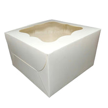 Load image into Gallery viewer, M112 Half Kg White Cake Box: 8*8*5 inches
